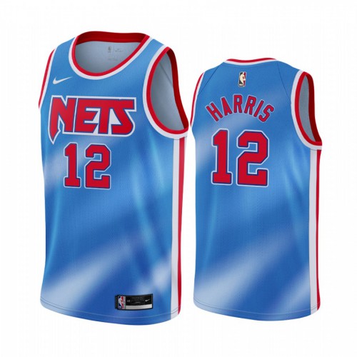 Brooklyn Nets #12 Joe Harris Blue Swingman Classic Edition Jersey Mens