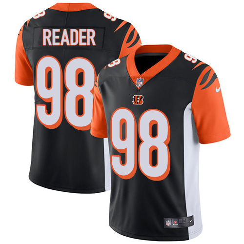 Cincinnati Bengals #98 D.J. Reader Black Team Color Men's Stitched Vapor Untouchable Limited Jersey Men's