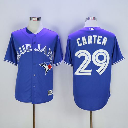 Toronto Blue Jays #29 Joe Carter Blue New Cool Base Stitched Jersey Men's