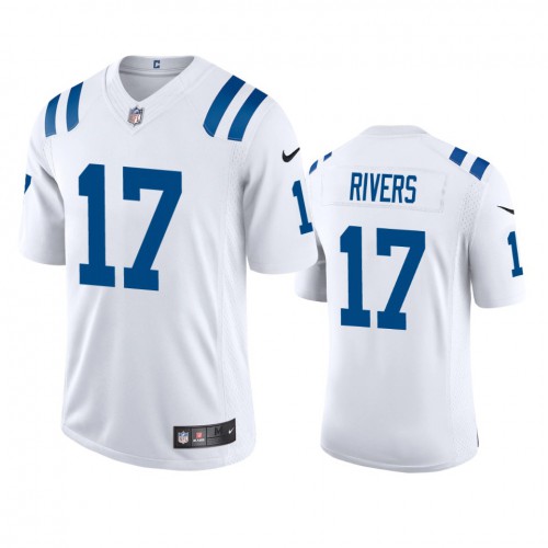 Indianapolis Indianapolis Colts #17 Philip Rivers Men's White 2020 Vapor Limited Jersey Men's