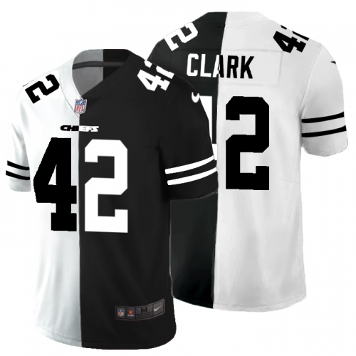 Kansas City Kansas City Chiefs #42 Anthony Sherman Men's Black V White Peace Split Vapor Untouchable Limited Jersey Men's