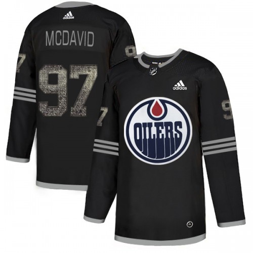 Adidas Edmonton Oilers #97 Connor McDavid Black Authentic Classic Stitched Jersey Men's