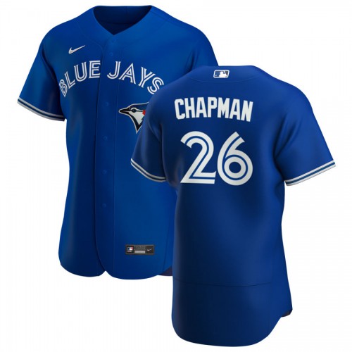 Toronto Toronto Blue Jays #26 Matt Chapman Men's Royal Alternate 2020 Authentic Player Jersey Men's