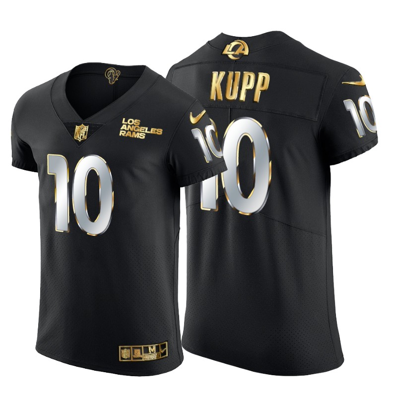 Los Angeles Rams #10 Cooper Kupp Men's Black Edition Vapor Untouchable Elite Jersey