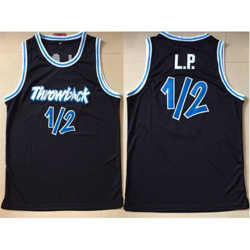 Orlando Magic #1 Penny Hardaway Black Lil Penny 1/2 Throwback Stitched Jersey Mens