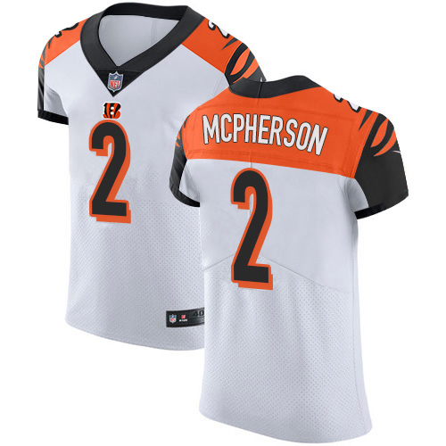 Bengals #2 Evan McPherson White Men's Stitched Vapor Untouchable Elite Jersey