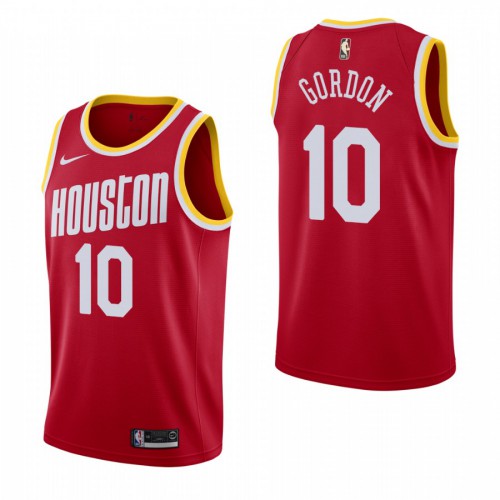 Houston Houston Rockets #10 Eric Gordon Mens 2019-20 Hardwood Classics Red Stitched Jersey Mens