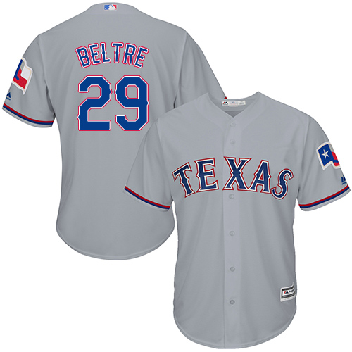 Texas Rangers #29 Adrian Beltre Grey Cool Base Stitched Youth Jersey Youth