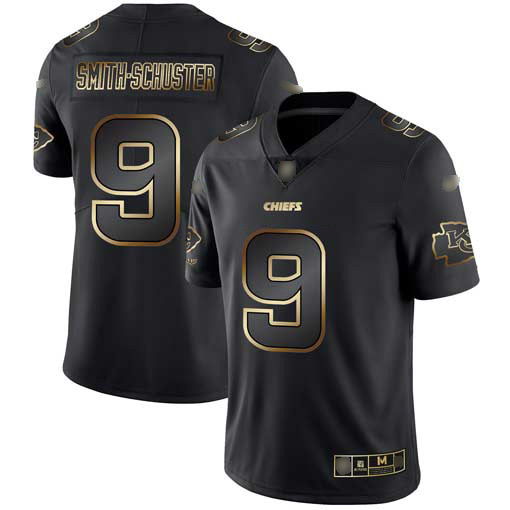 Kansas City Chiefs #9 JuJu Smith-Schuster 2020 Salute To Service Limited Jersey Black