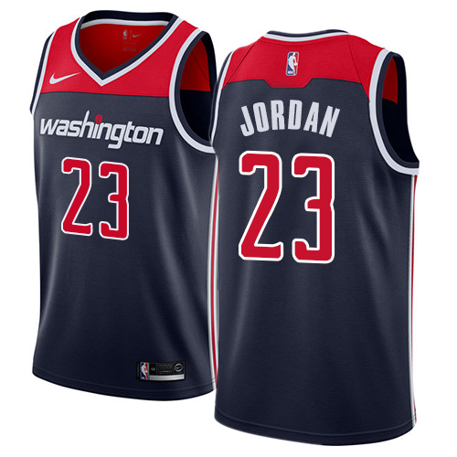 Washington Wizards #23 Michael Jordan Navy Blue Womens Swingman Statement Edition Jersey Womens
