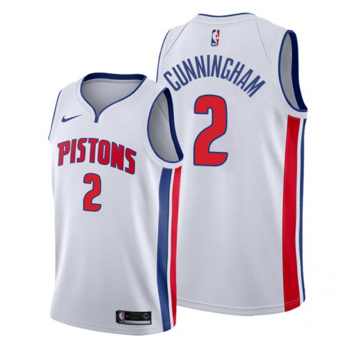 Detroit Detroit Pistons #2 Cade Cunningham Womens White Jersey 2021 NB.1 Womens