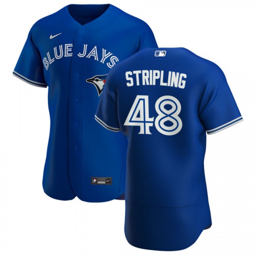 Toronto Toronto Blue Jays #48 Ross Stripling Men's Royal Alternate 2020 Authentic Player Jersey Men's