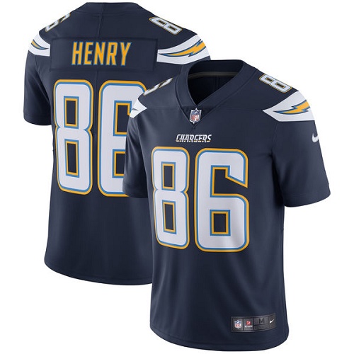 Los Angeles Chargers #86 Hunter Henry Navy Blue Team Color Youth Stitched Vapor Untouchable Limited Jersey Youth