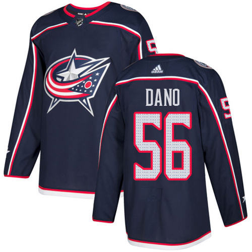 Adidas Columbus Blue Jackets #56 Marko Dano Navy Blue Home Authentic Stitched Youth Jersey Youth