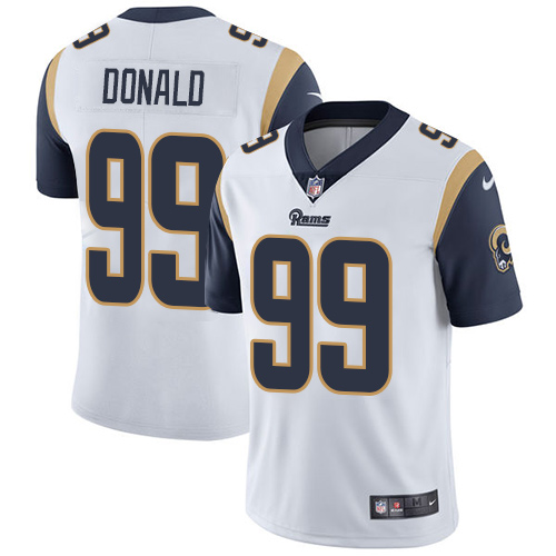 Rams #99 Aaron Donald White Men's Stitched Vapor Untouchable Limited Jersey