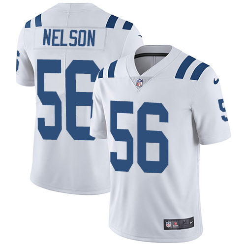 Colts #56 Quenton Nelson White Men's Stitched Vapor Untouchable Limited Jersey