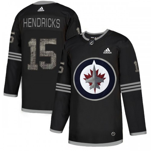 Adidas Winnipeg Jets #15 Matt Hendricks Black Authentic Classic Stitched Jersey Men's