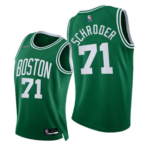 Boston Celtics #71 Dennis Schroder Youth 2021-22 75th Diamond Anniversary Jersey Green Youth