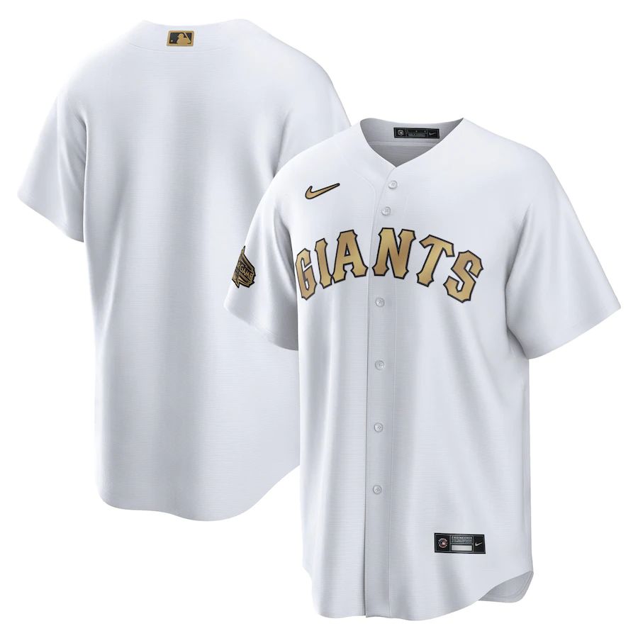 San Francisco Giants Blank Men's White 2022 All-Star Game Replica Jersey