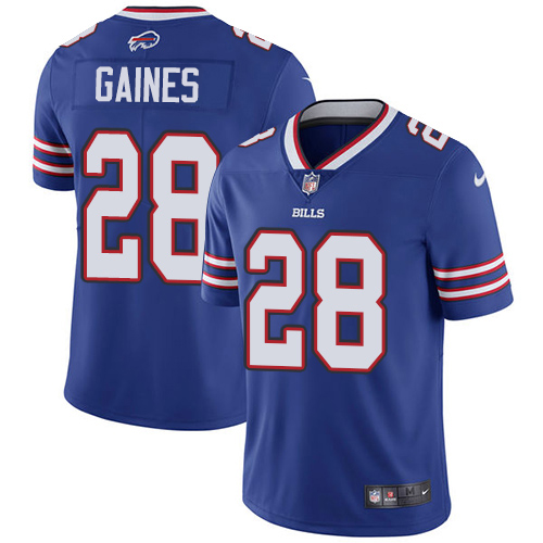 Buffalo Bills #28 E.J. Gaines Royal Blue Team Color Men's Stitched Vapor Untouchable Limited Jersey Men's