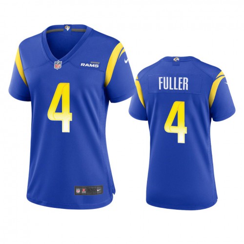 Los Angeles Los Angeles Rams #4 Jordan Fuller Women's Game Jersey - Royal Womens