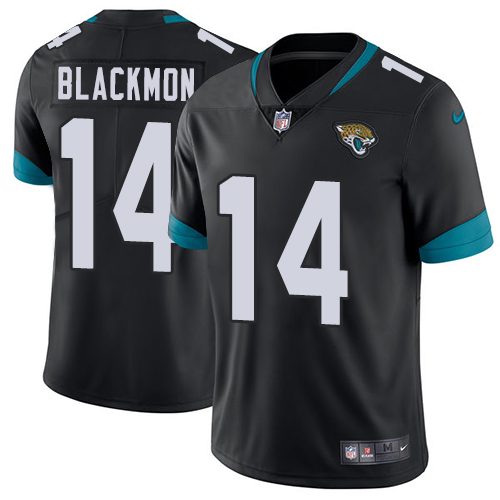 Jacksonville Jaguars #14 Justin Blackmon Black Team Color Men's Stitched Vapor Untouchable Limited Jersey Men's