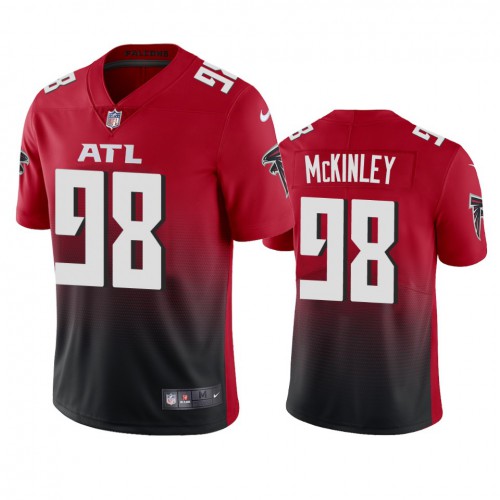 Atlanta Atlanta Falcons #98 Takkarist Mckinley Men's Red 2nd Alternate 2020 Vapor Untouchable Limited Jersey Men's
