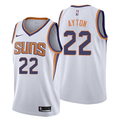 Phoenix Suns #22 Deandre Ayton White Womens Swingman Association Edition Jersey Womens