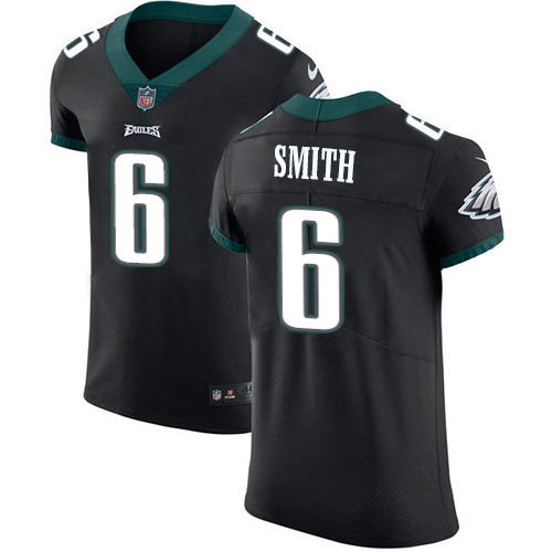Eagles #6 DeVonta Smith Black Alternate Men's Stitched New Elite Jersey