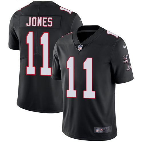 Atlanta Falcons #11 Julio Jones Black Alternate Men's Stitched Vapor Untouchable Limited Jersey Men's