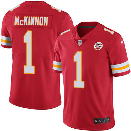 Chiefs #1 Jerick McKinnon Red Team Color Youth Stitched Vapor Untouchable Limited Jersey