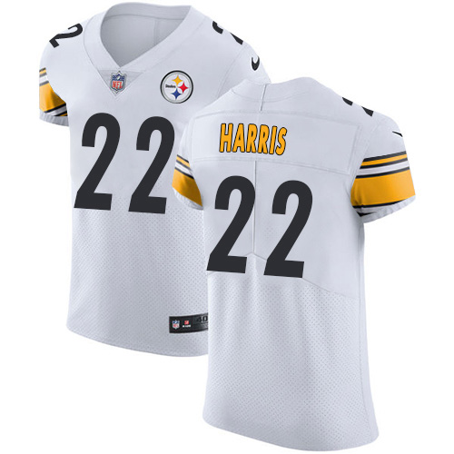 Steelers #22 Najee Harris White Men's Stitched New Elite Jersey