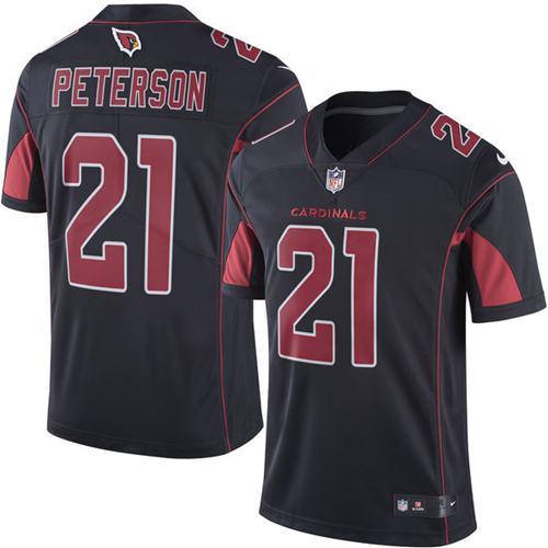 Cardinals #21 Patrick Peterson Black Youth Stitched Limited Rush Jersey