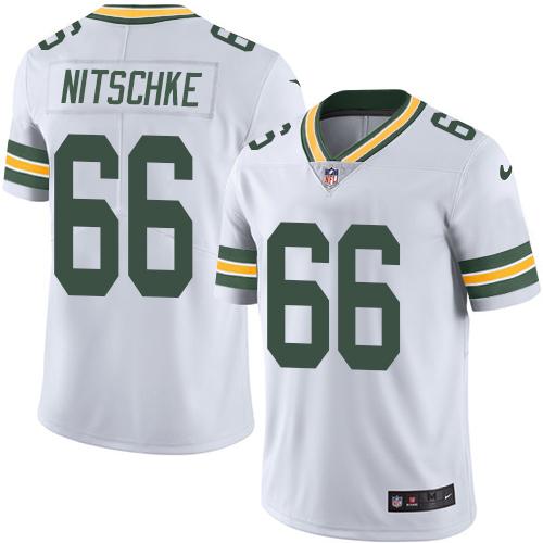 Green Bay Packers #66 Ray Nitschke White Youth Stitched Vapor Untouchable Limited Jersey Youth