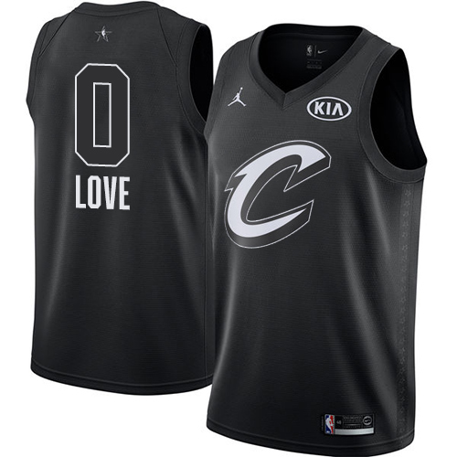 Cleveland Cavaliers #0 Kevin Love Black Youth Jordan Swingman 2018 All-Star Game Jersey Youth