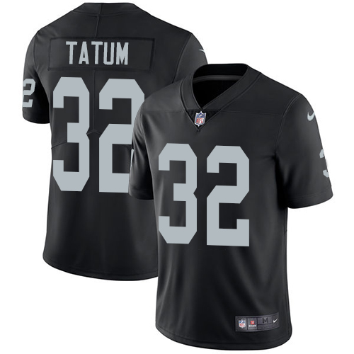 Las Vegas Raiders #32 Jack Tatum Black Team Color Men's Stitched Vapor Untouchable Limited Jersey Men's