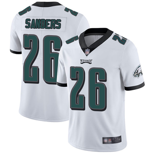 Eagles #26 Miles Sanders White Men's Stitched Vapor Untouchable Limited Jersey