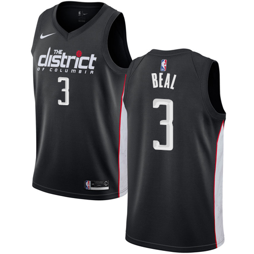 Washington Wizards #3 Bradley Beal Black Swingman City Edition 2018/19 Jersey Mens