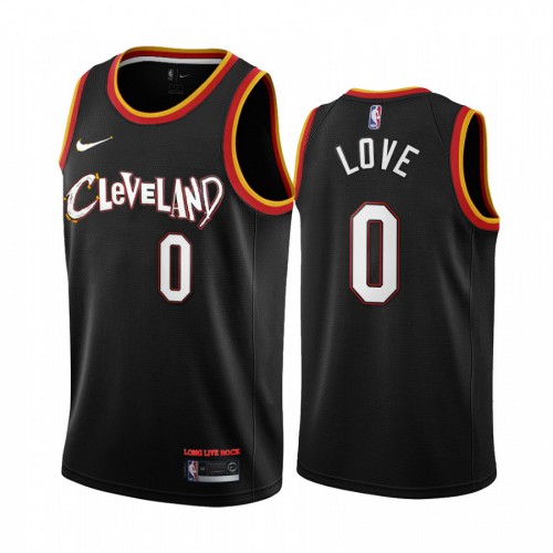 Cleveland Cavaliers #0 Kevin Love Black Youth Swingman 2020-21 City Edition Jersey Youth