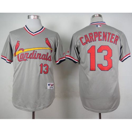 St.Louis Cardinals #13 Matt Carpenter Grey 1978 Turn Back The Clock Stitched Jersey Men's