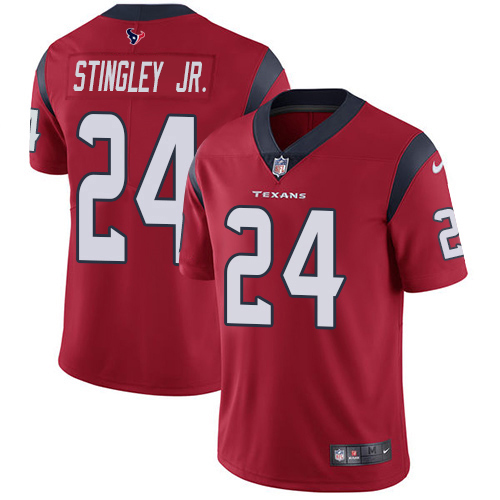 Texans #24 Derek Stingley Jr. Red Alternate Youth Stitched Vapor Untouchable Limited Jersey
