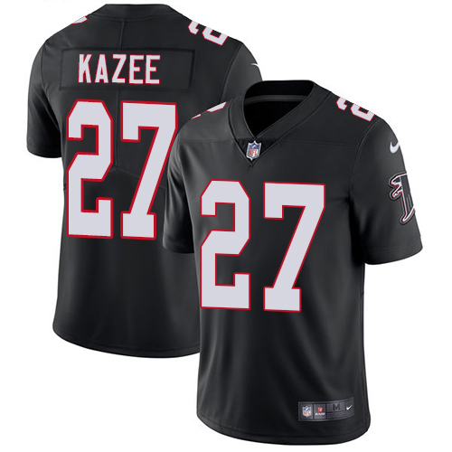 Atlanta Falcons #27 Damontae Kazee Black Alternate Men's Stitched Vapor Untouchable Limited Jersey Men's