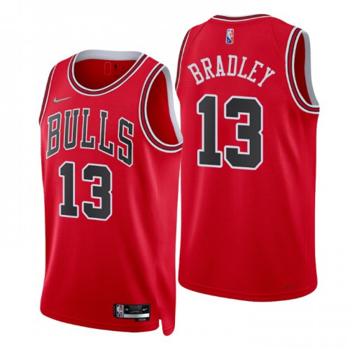 Chicago Bulls #13 Tony Bradley Red Mens 2021-22 75th Anniversary Diamond Swingman Jersey - Icon Edition Mens