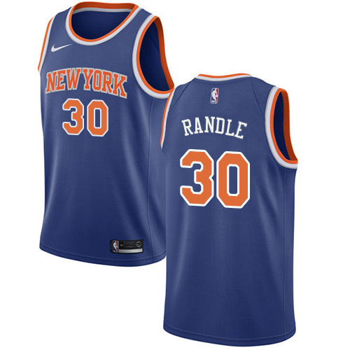 New York Knicks #30 Julius Randle Blue Womens Swingman Icon Edition Jersey Womens