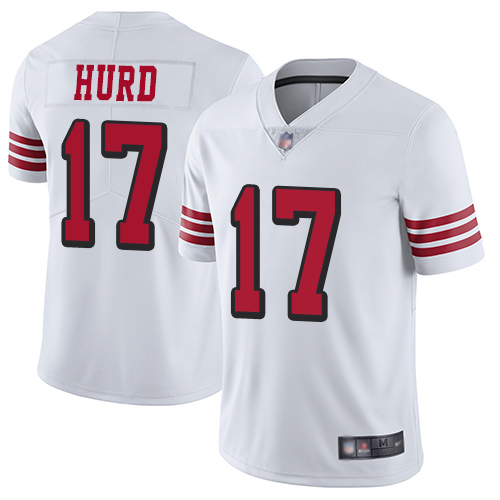 San Francisco 49ers #17 Jalen Hurd White Rush Youth Stitched Vapor Untouchable Limited Jersey Youth