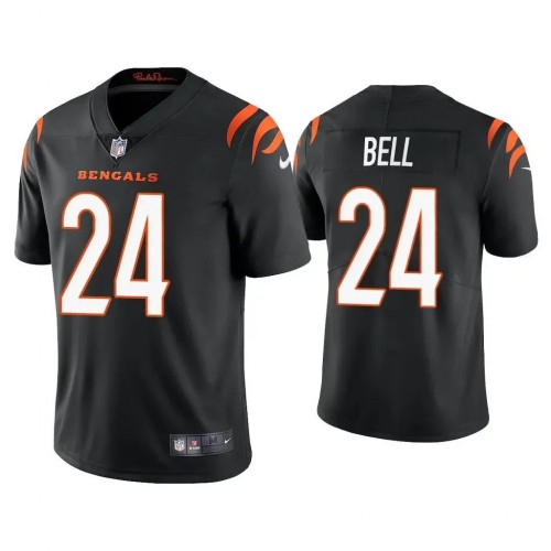 Cincinnati Bengals #24 Vonn Bell Black Vapor Limited Jersey Men's