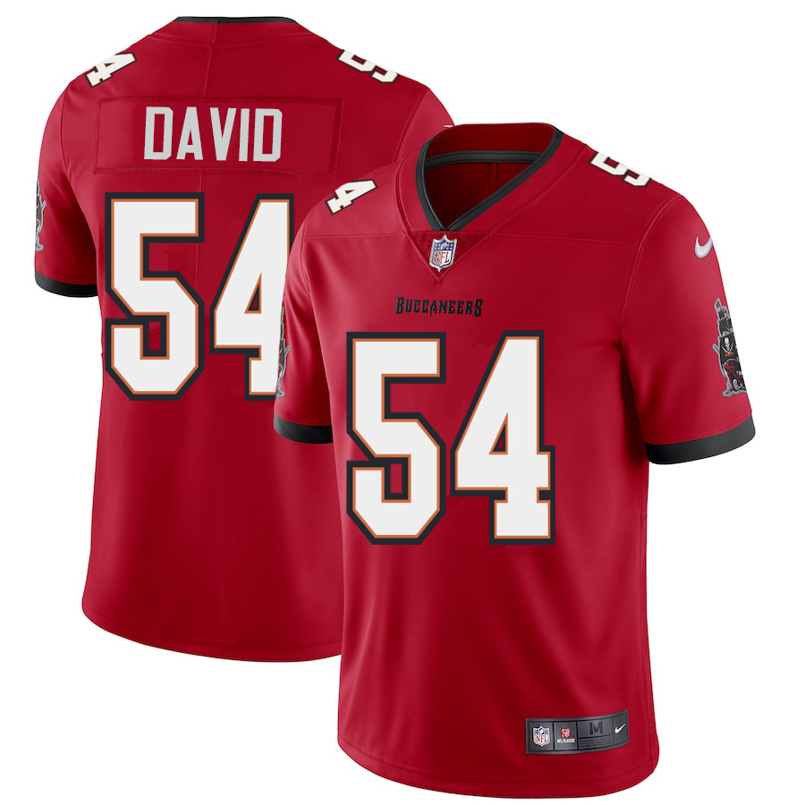 Tampa Bay Buccaneers #54 Lavonte David Youth Red Vapor Limited Jersey