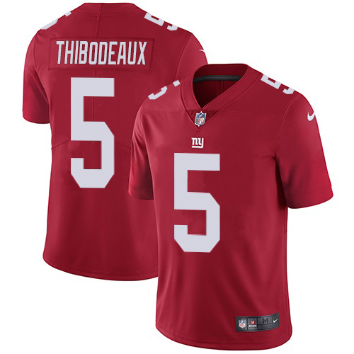 Giants #5 Kayvon Thibodeaux Red Alternate Men's Stitched Vapor Untouchable Limited Jersey