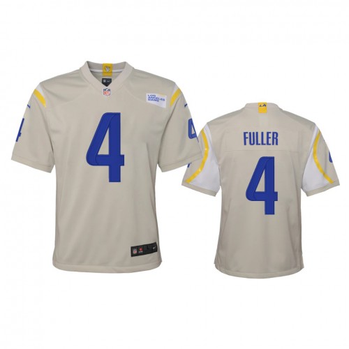 Los Angeles Los Angeles Rams #4 Jordan Fuller Youth Game Jersey - Bone Youth