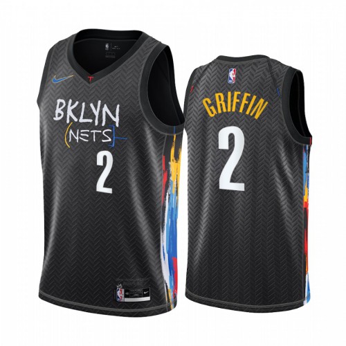 Brooklyn Nets #2 Blake Griffin Black Swingman 2020-21 City Edition Jersey Mens